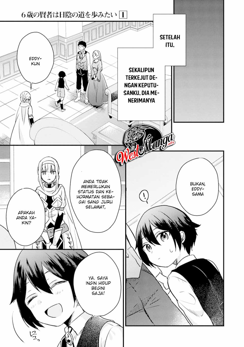 6-sai No Kenja Wa Hikage No Michi Wo Ayumitaia Chapter 3 - halaman 23