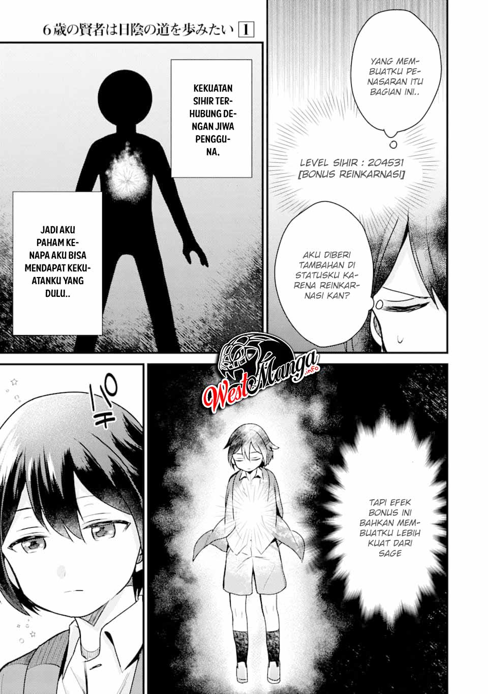 6-sai No Kenja Wa Hikage No Michi Wo Ayumitaia Chapter 3 - halaman 7