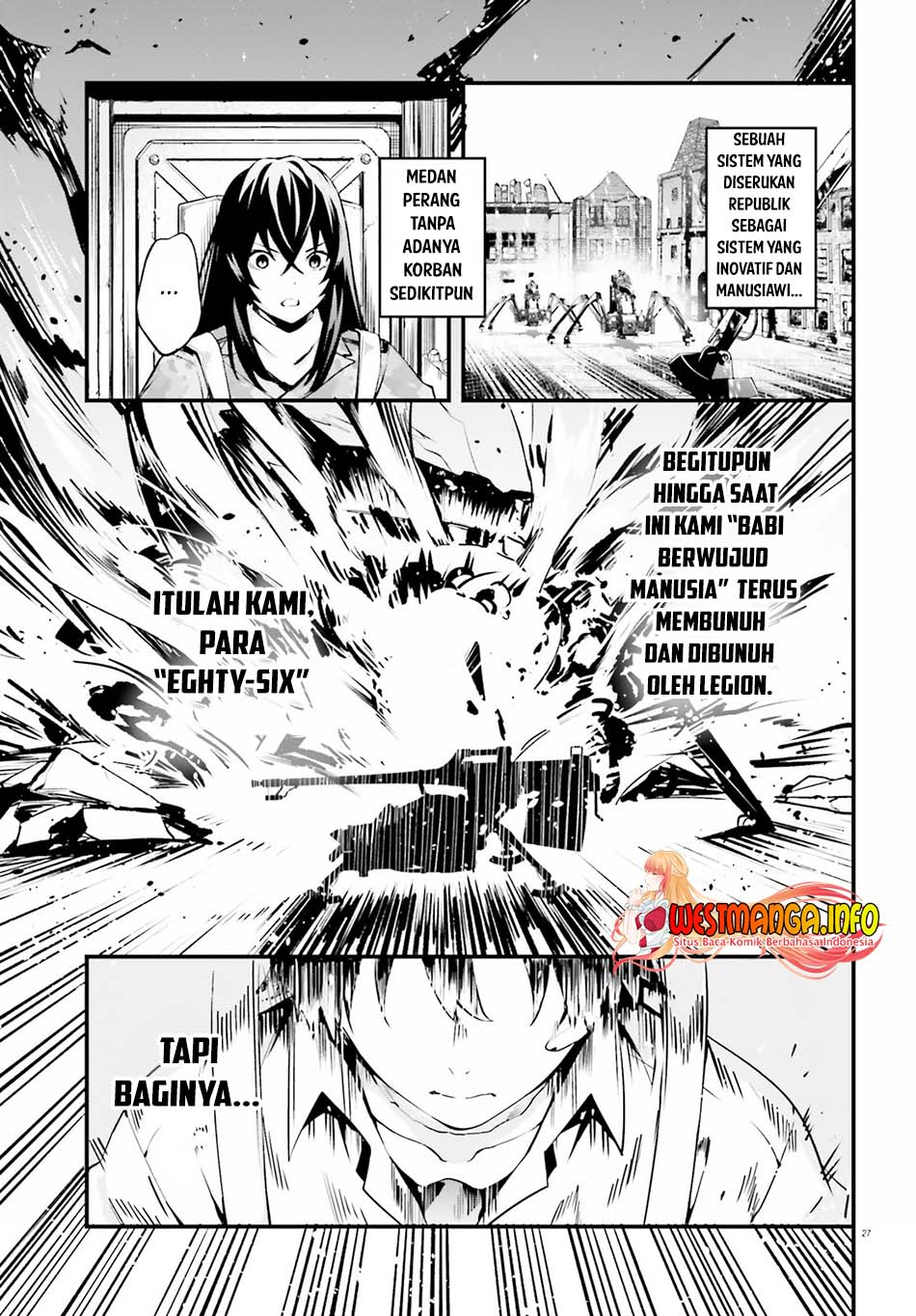 86 – Eighty Six – Fragmental Neoteny Chapter 1 - halaman 21