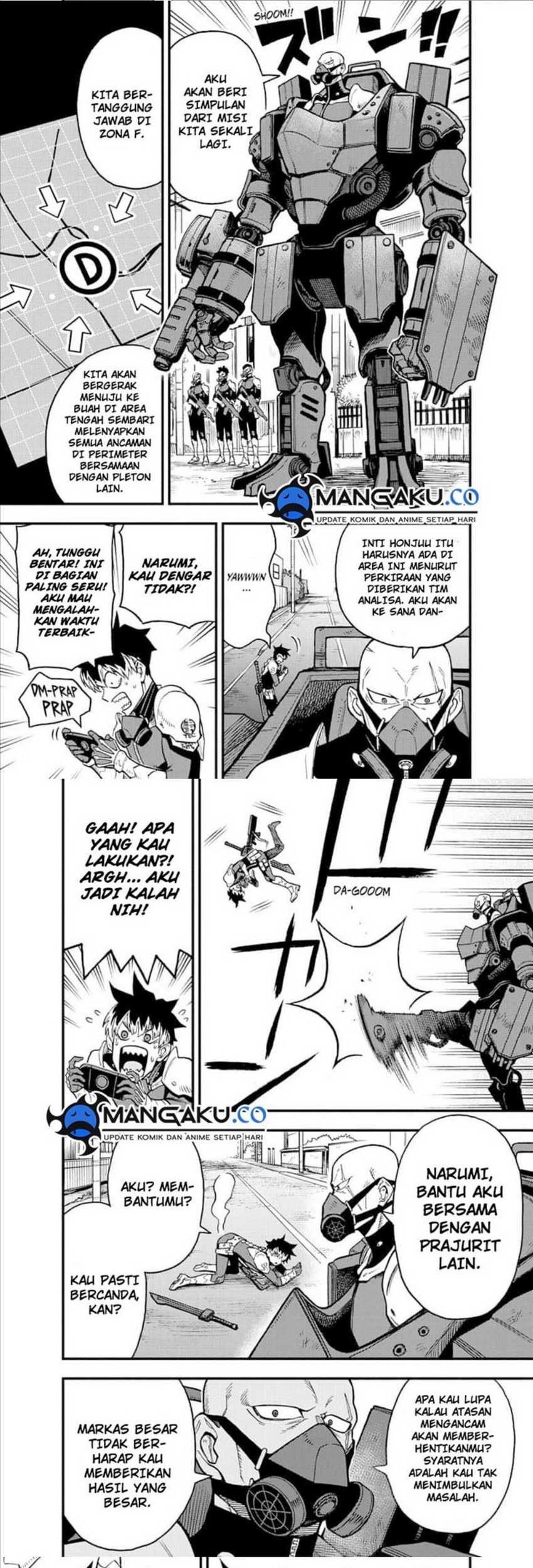 8Kaijuu B-Side Chapter 10 - halaman 18