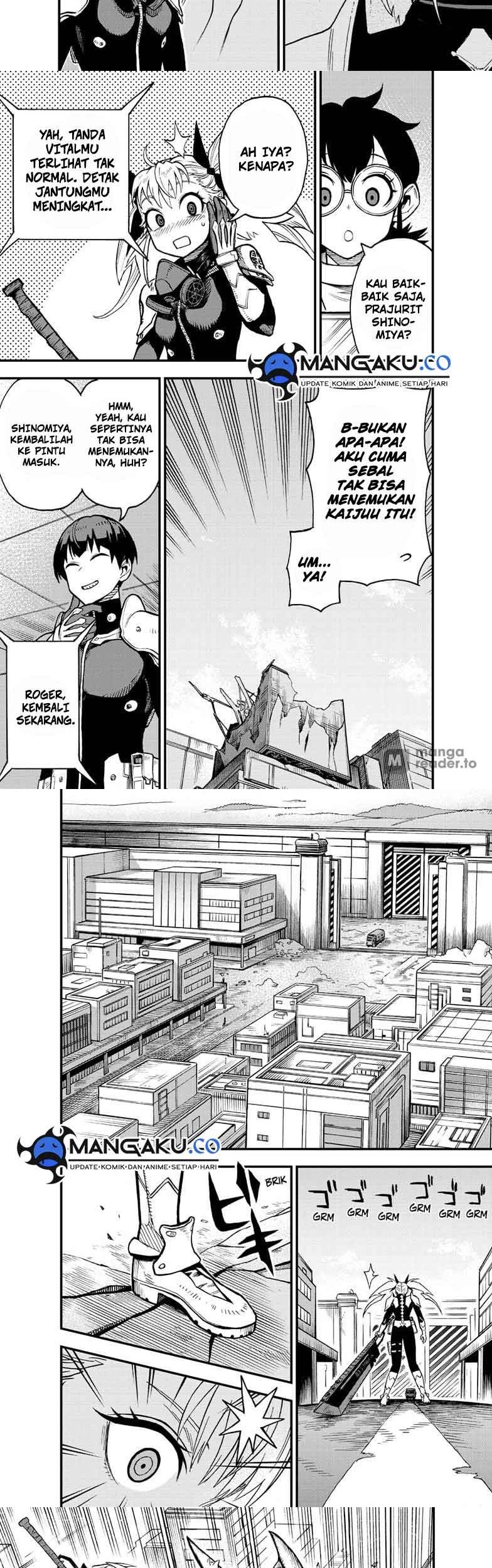 8Kaijuu B-Side Chapter 7 - halaman 4
