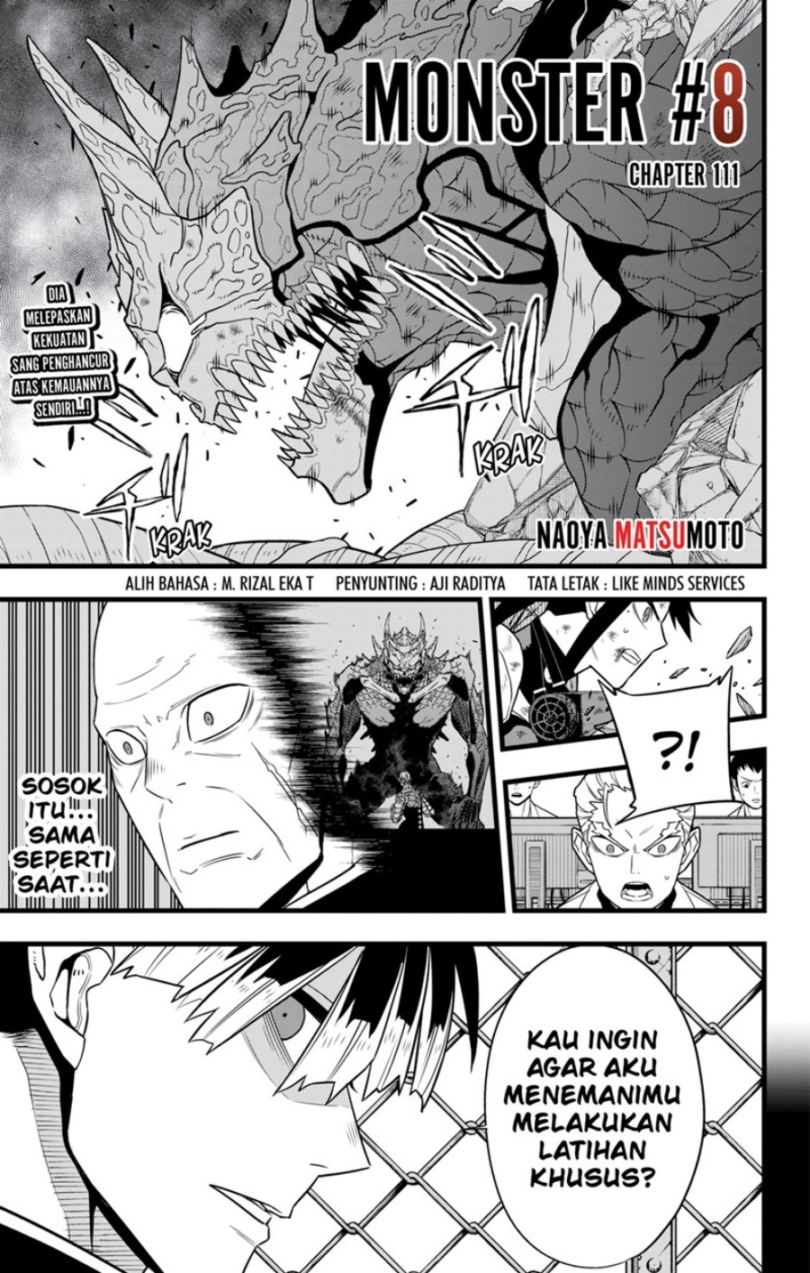 8Kaijuu Chapter 111 - halaman 1