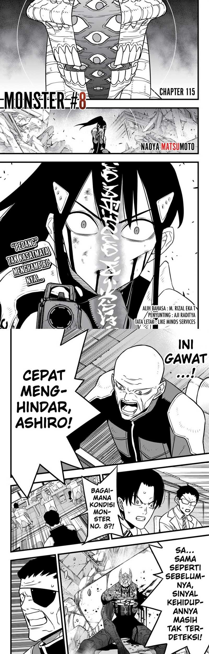 8Kaijuu Chapter 115 - halaman 1