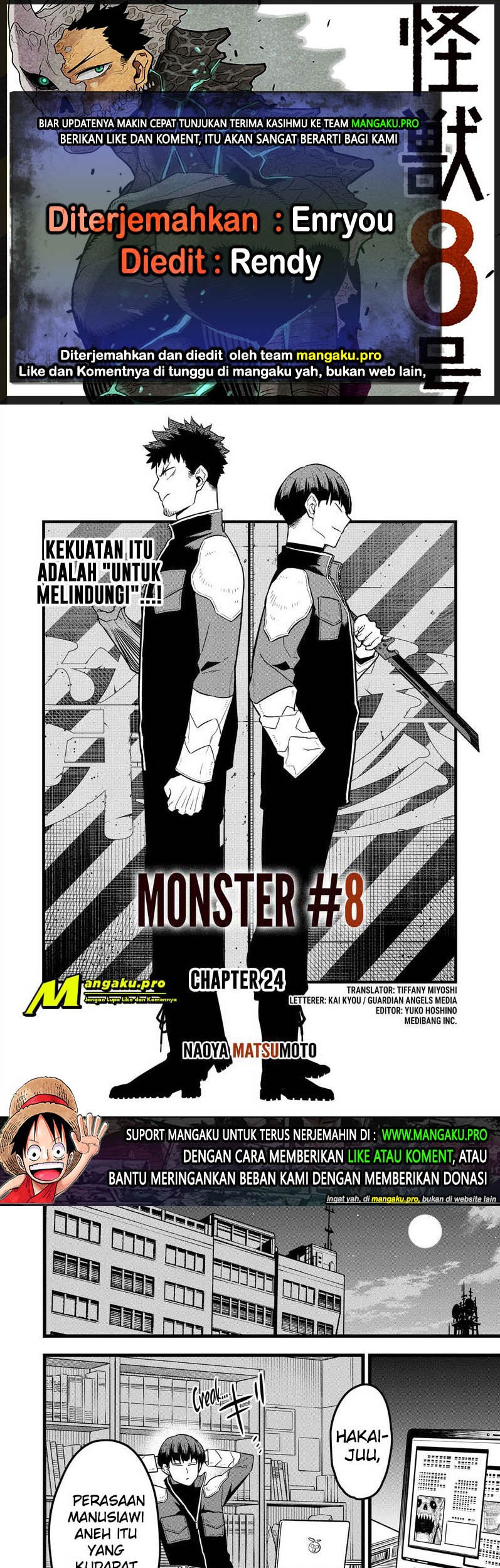 8Kaijuu Chapter 24 - halaman 1