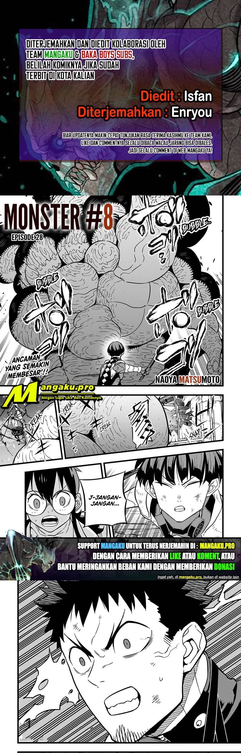 8Kaijuu Chapter 28 - halaman 1