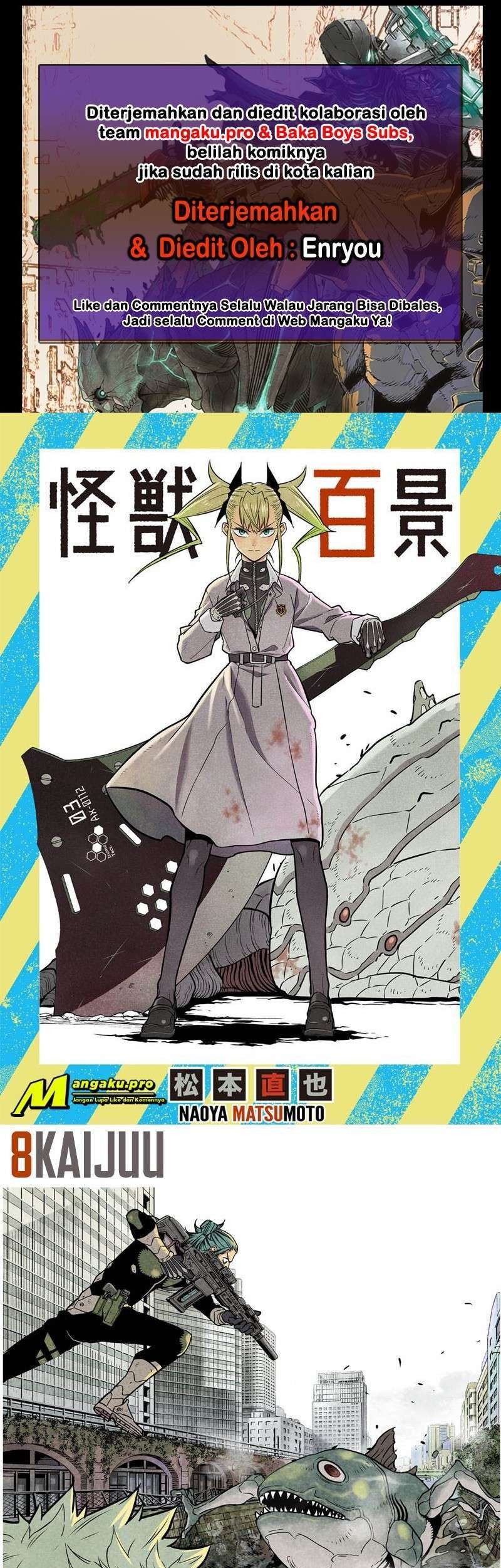 8Kaijuu Chapter 36.5 - halaman 1