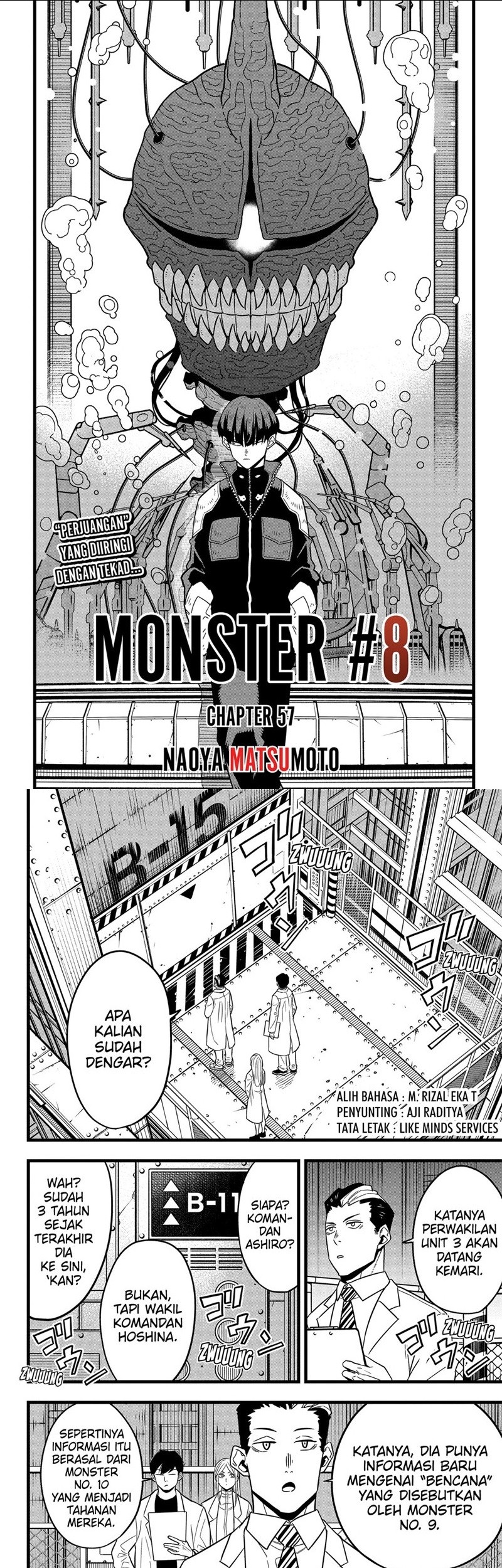 8Kaijuu Chapter 57 - halaman 1