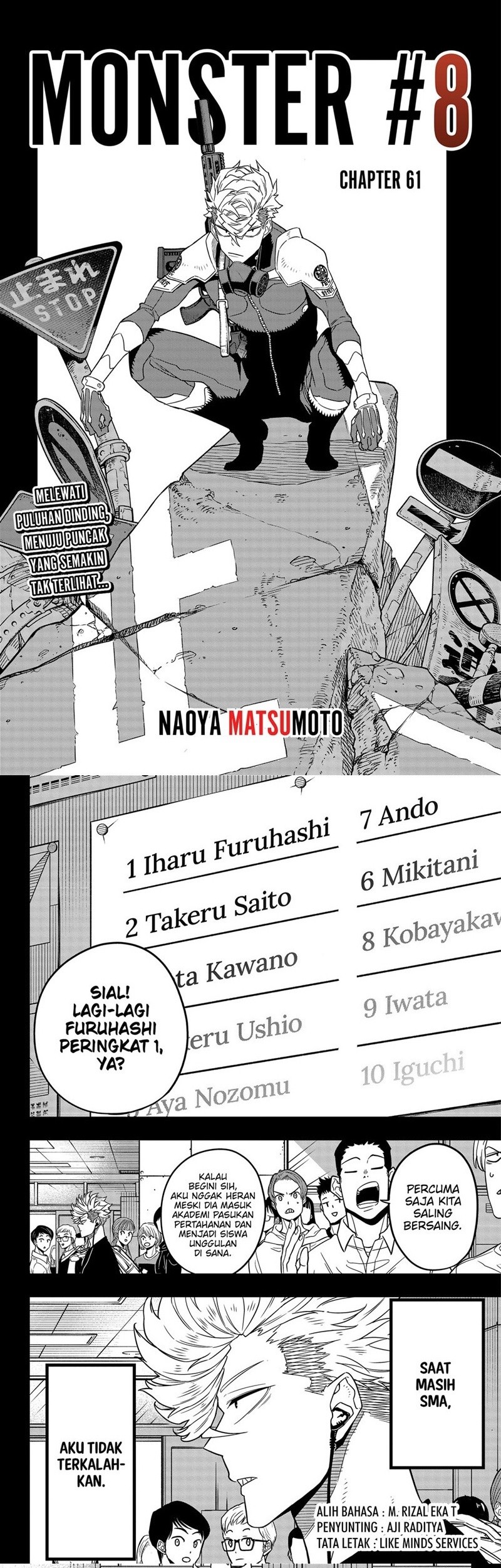8Kaijuu Chapter 61 - halaman 1