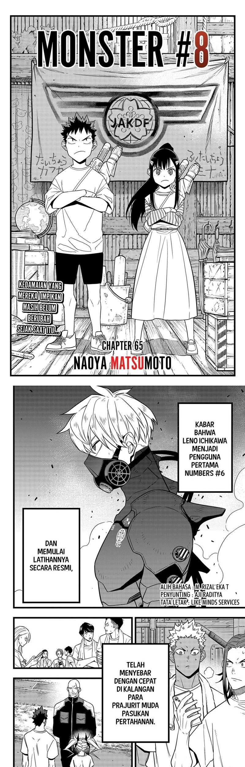 8Kaijuu Chapter 65 - halaman 1