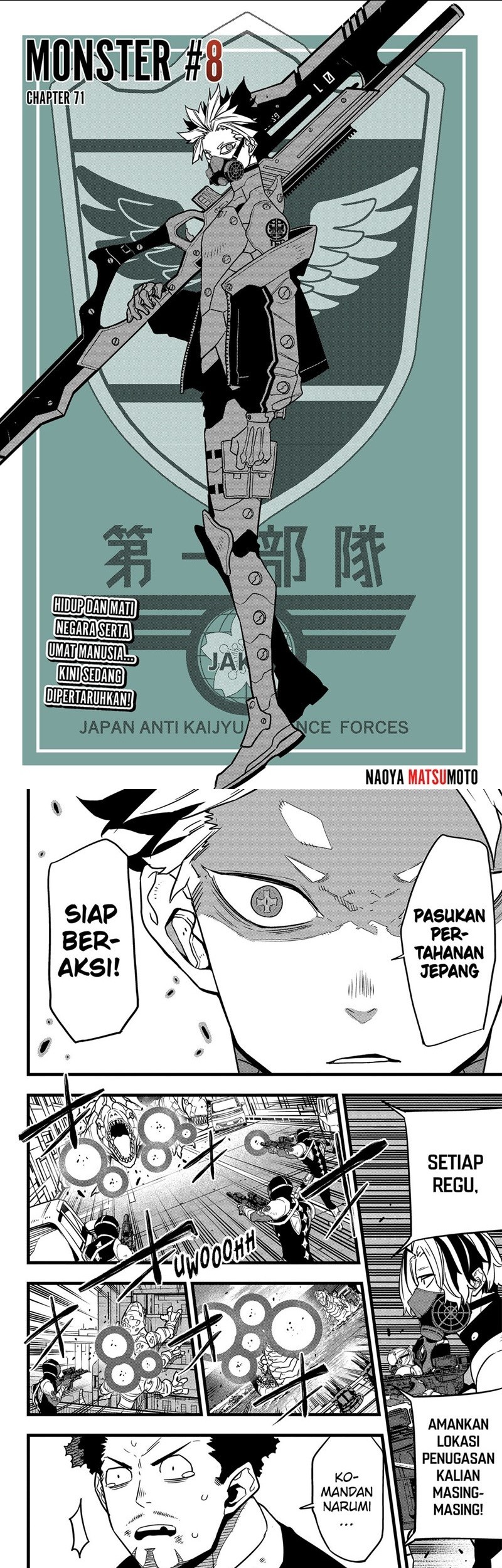 8Kaijuu Chapter 71 - halaman 1