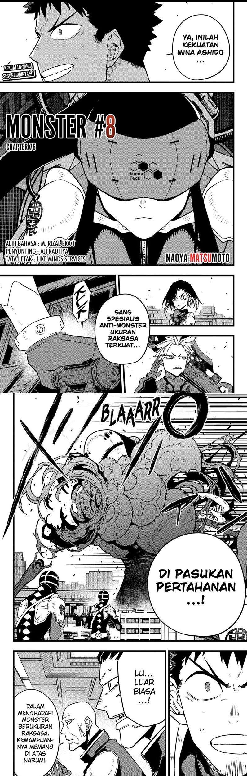 8Kaijuu Chapter 76 - halaman 1
