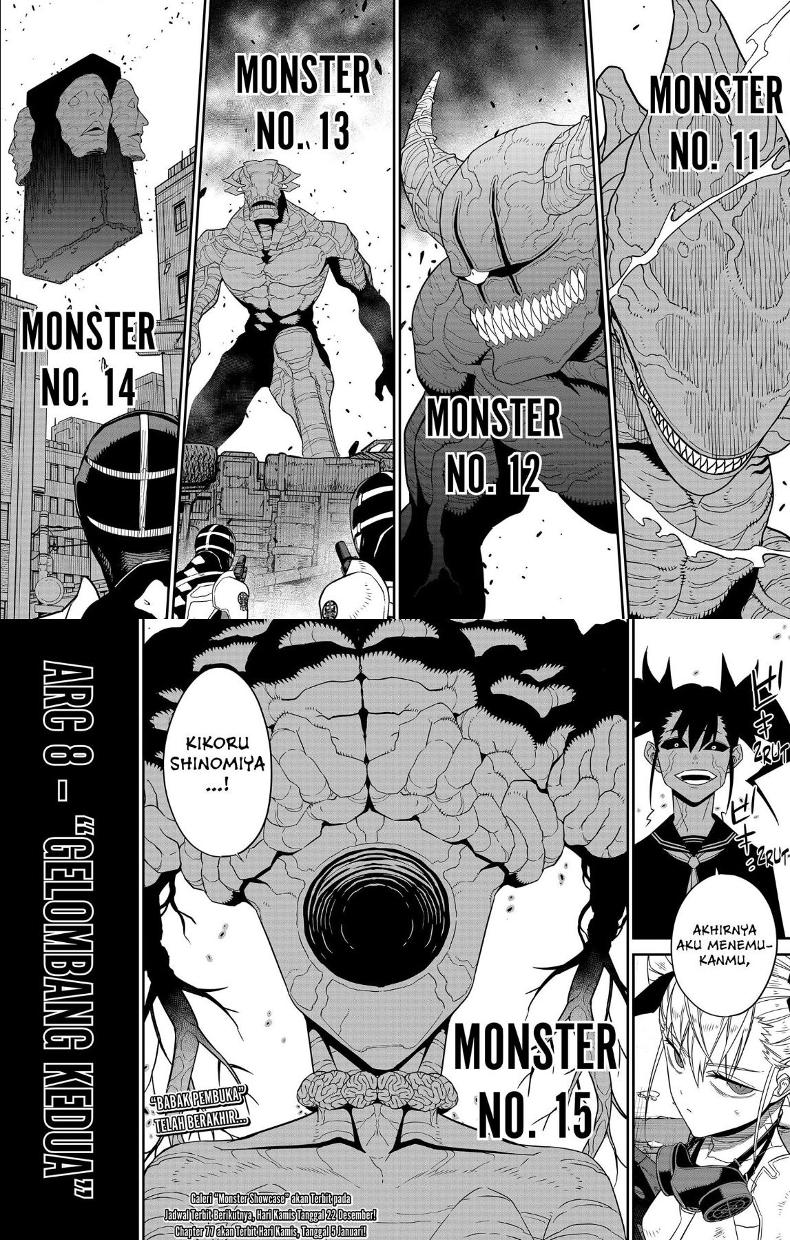 8Kaijuu Chapter 76 - halaman 19