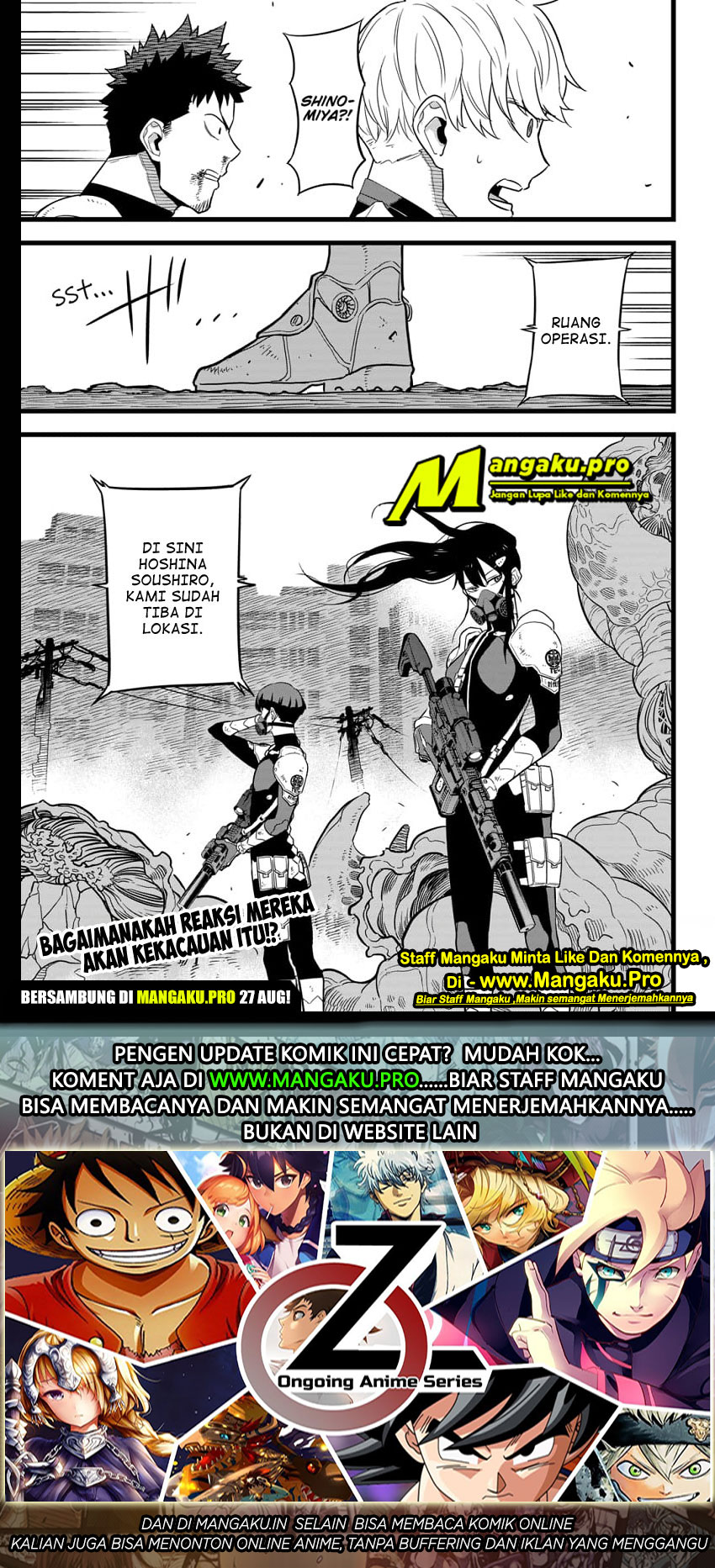 8Kaijuu Chapter 8 - halaman 22