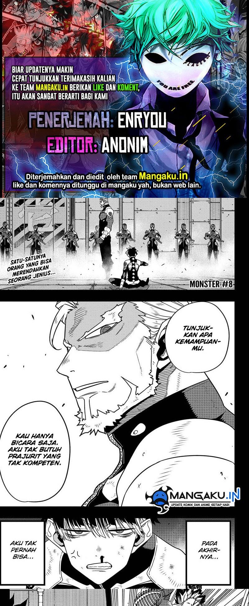 8Kaijuu Chapter 86 - halaman 1