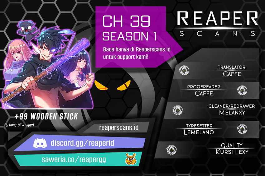 +99 Wooden Stick Chapter 39 - halaman 1