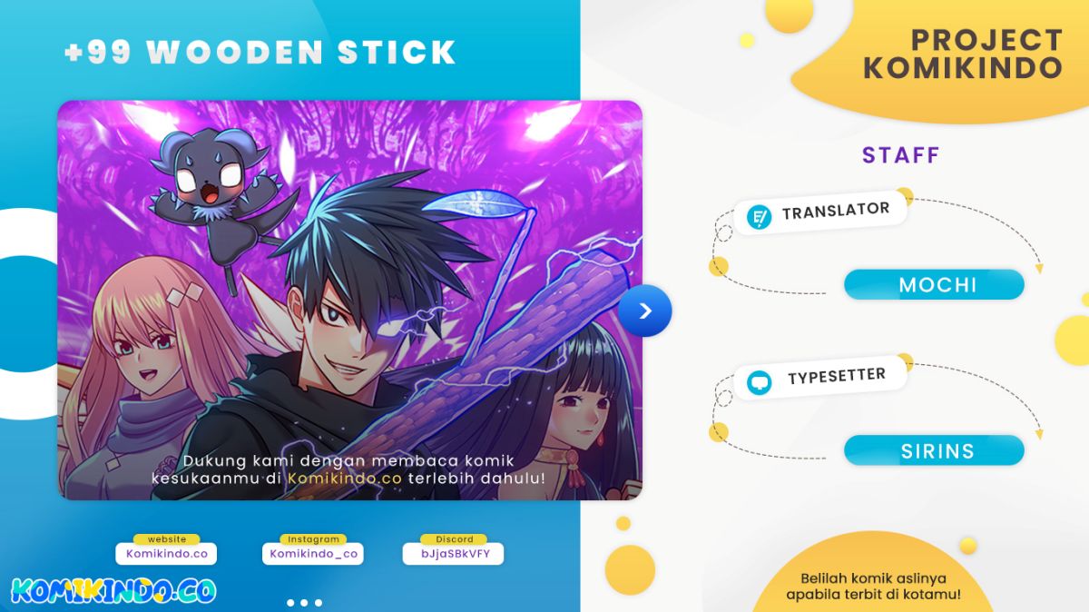 +99 Wooden Stick Chapter 5 - halaman 1