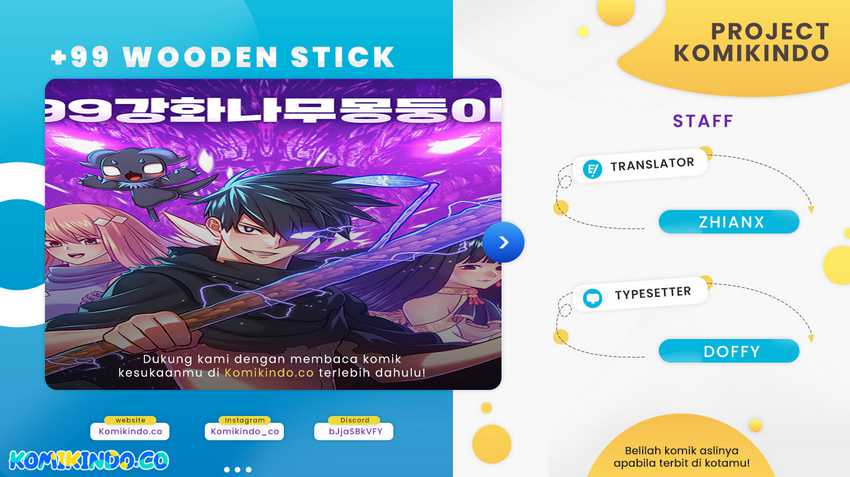 +99 Wooden Stick Chapter 90 - halaman 1