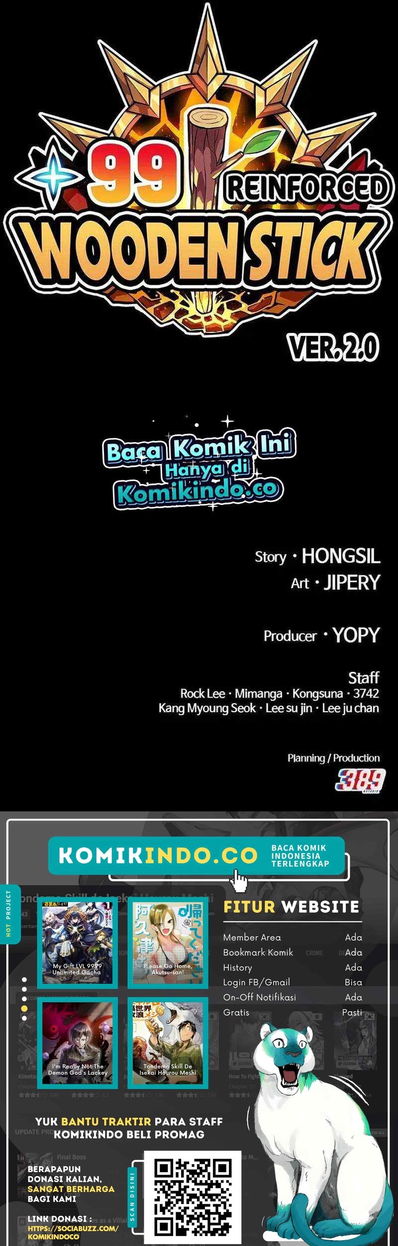 +99 Wooden Stick Chapter 95 - halaman 299