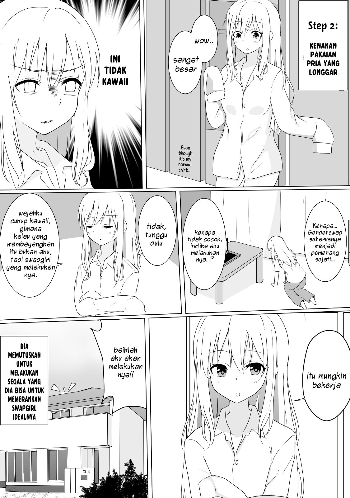 A Boy Who Loves Genderswap Got Genderswapped, so He Acts Out His Ideal Genderswap Girl Chapter 1 - halaman 2