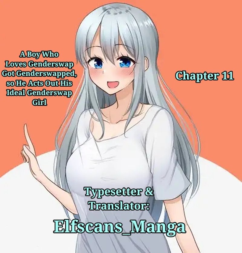 A Boy Who Loves Genderswap Got Genderswapped, so He Acts Out His Ideal Genderswap Girl Chapter 11 - halaman 1