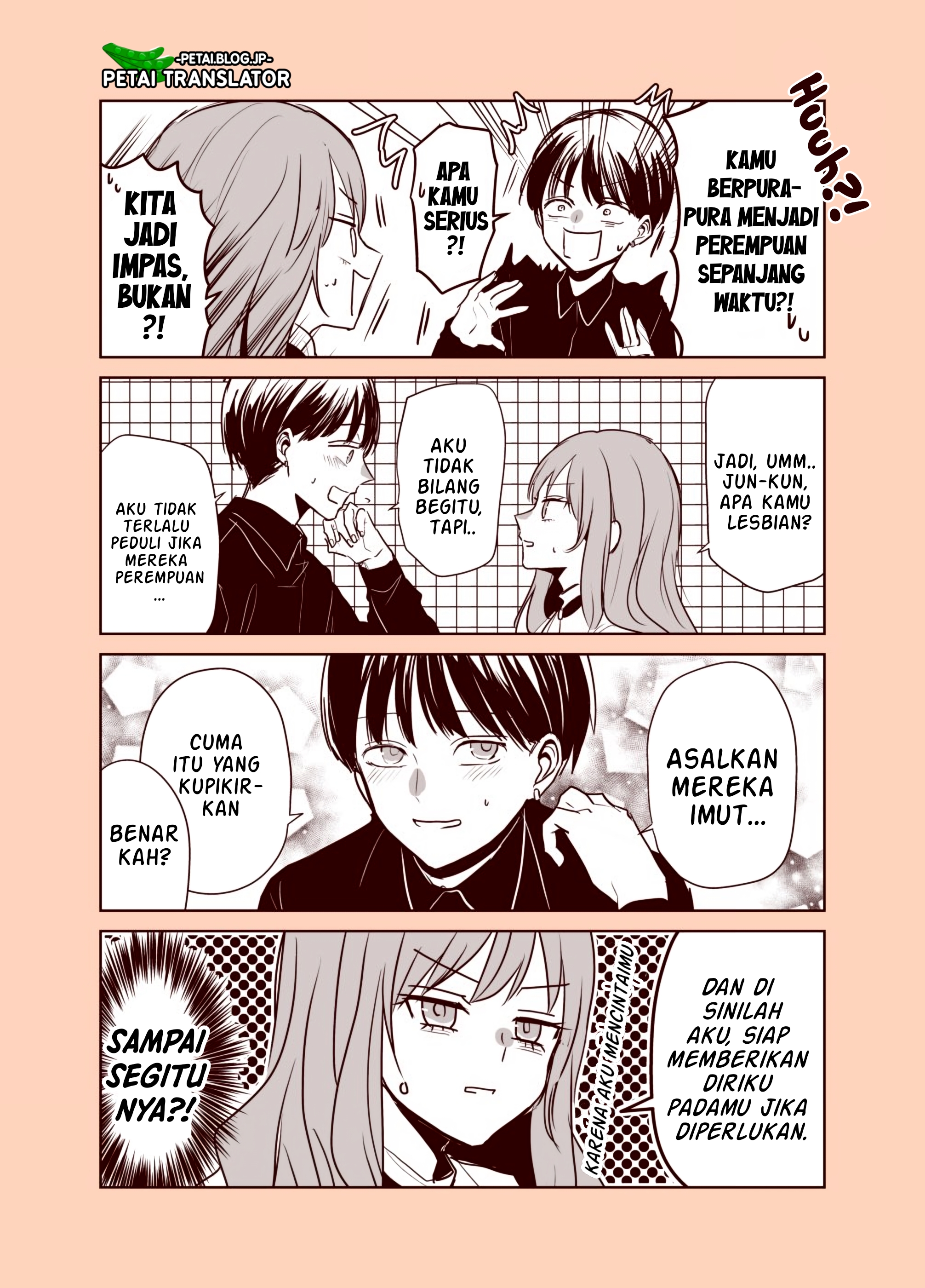 A Boyfriend(♀) in Boy's Clothing Reveals Her Secret Chapter 0 - halaman 3