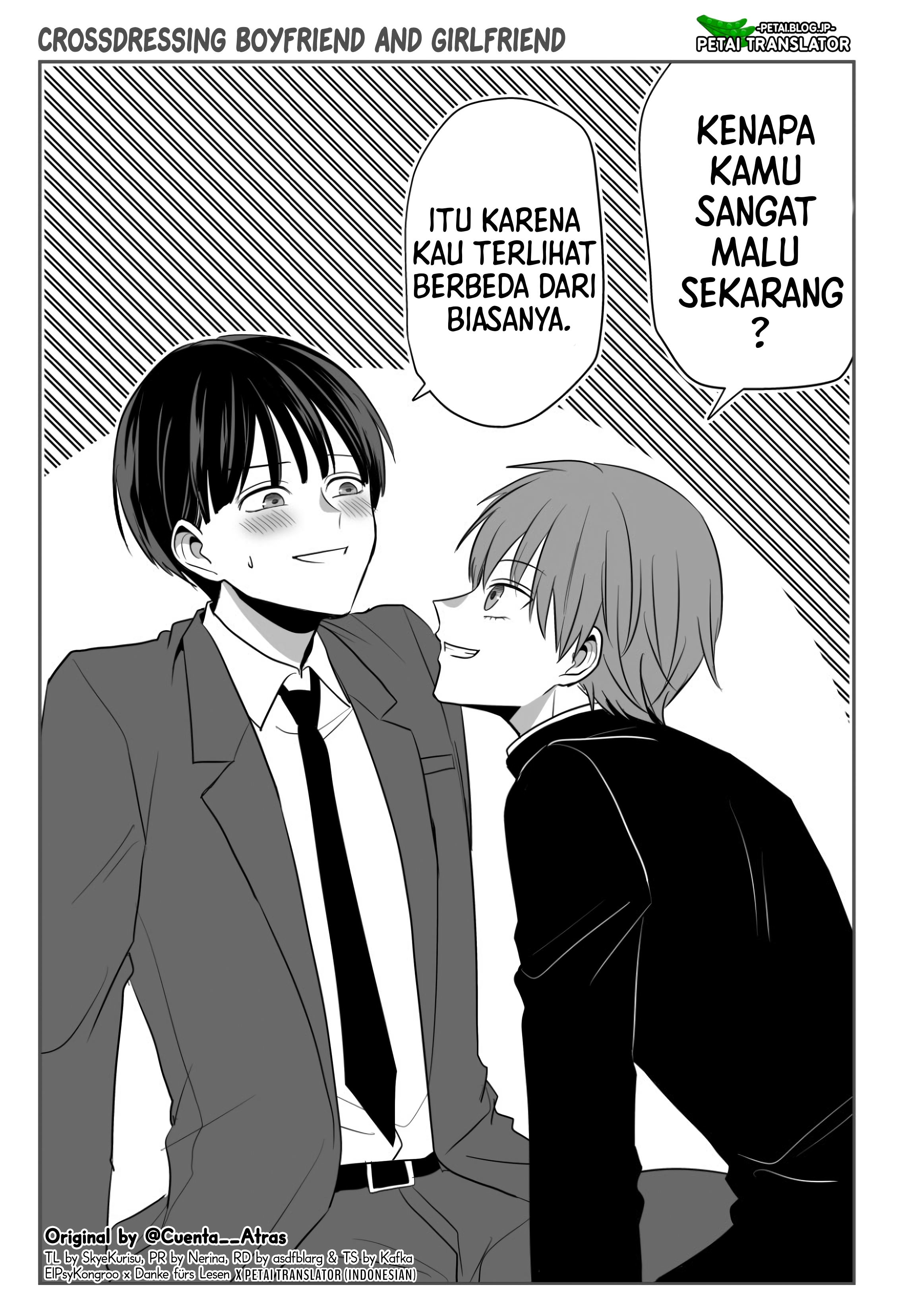 A Boyfriend(♀) in Boy's Clothing Reveals Her Secret Chapter 0 - halaman 8