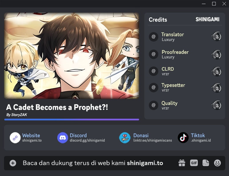 A Cadet Becomes A Prophet?! Chapter 22 - halaman 1
