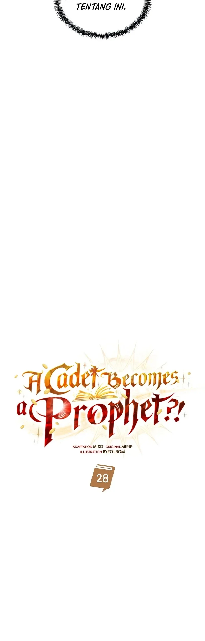 A Cadet Becomes A Prophet?! Chapter 28 - halaman 33