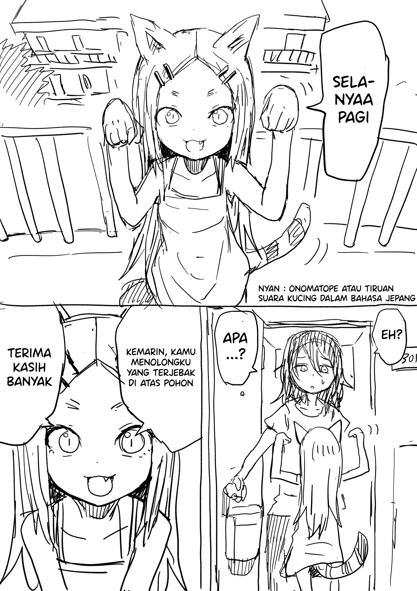 A Cat-Like Girl Chapter 0 - halaman 1