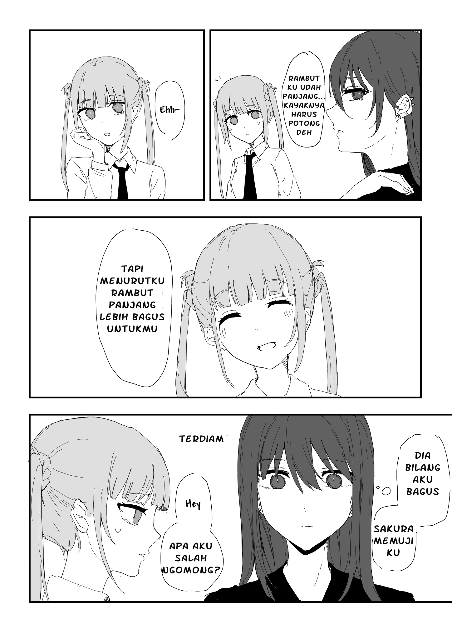 A cool beauty's one sided love with a dense woman Chapter 0 - halaman 2