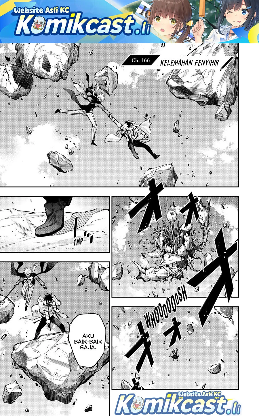 A Court Magician, Who Was Focused On Supportive Magic Because His Allies Were Too Weak, Aims To Become The Strongest After Being Banished Chapter 166 - halaman 1