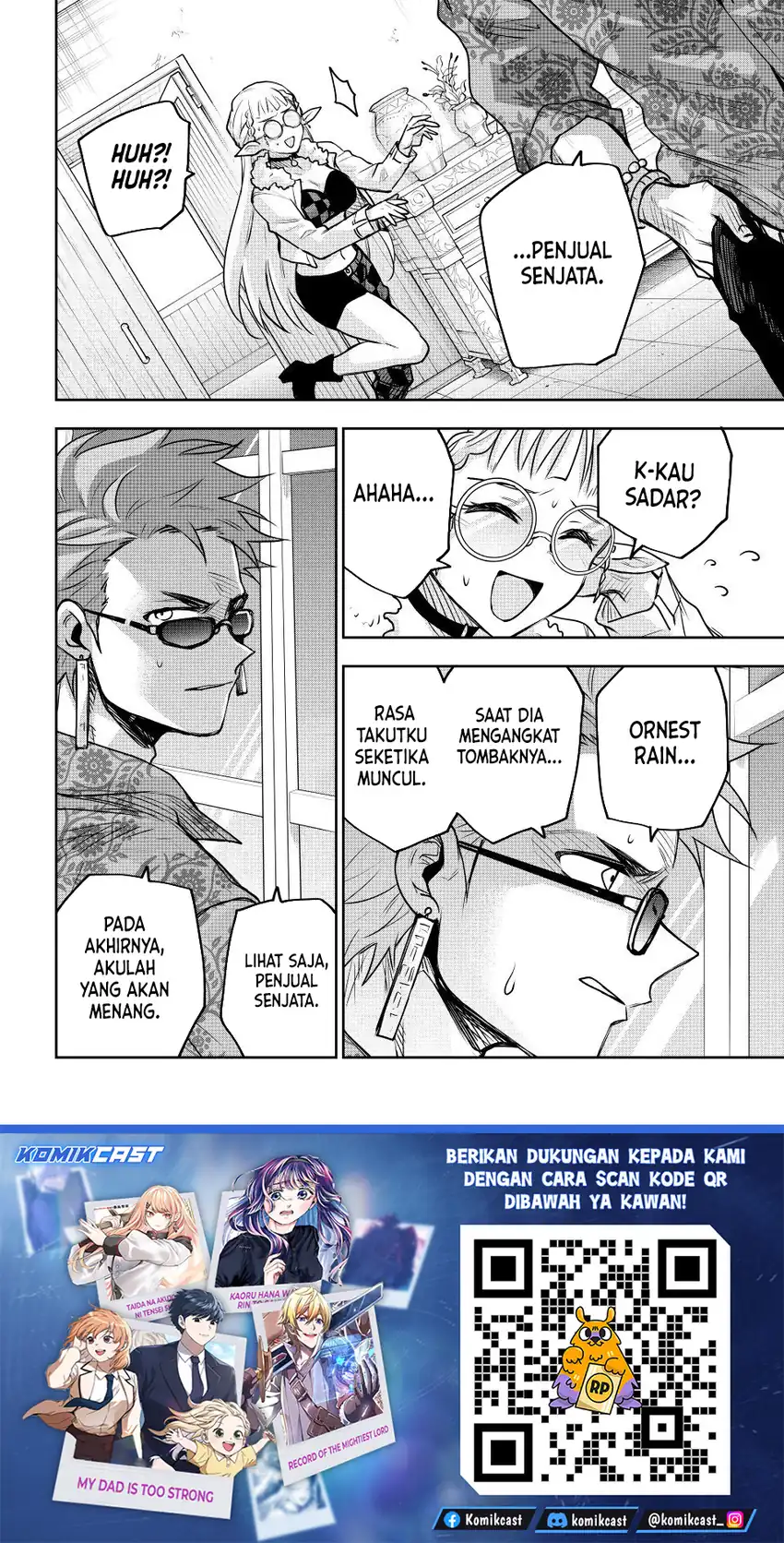 A Court Magician, Who Was Focused On Supportive Magic Because His Allies Were Too Weak, Aims To Become The Strongest After Being Banished Chapter 188 - halaman 19