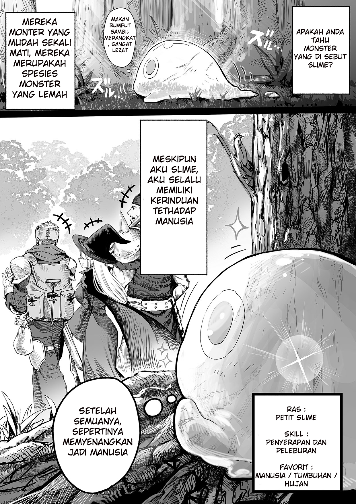 A Crawling Slime → a Slime Fell in Love Chapter 0 - halaman 2