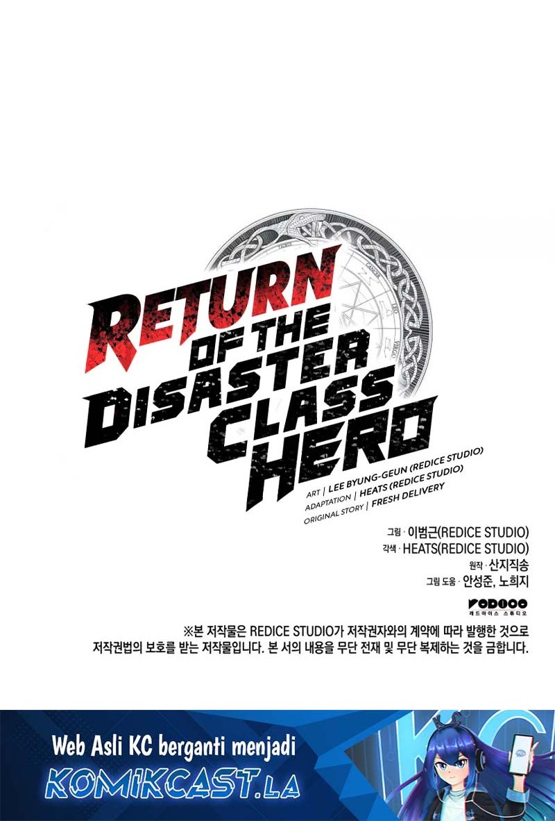 A Disaster-Class Hero Has Returned Chapter 110 - halaman 111
