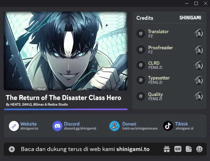 A Disaster-Class Hero Has Returned Chapter 185 - halaman 2