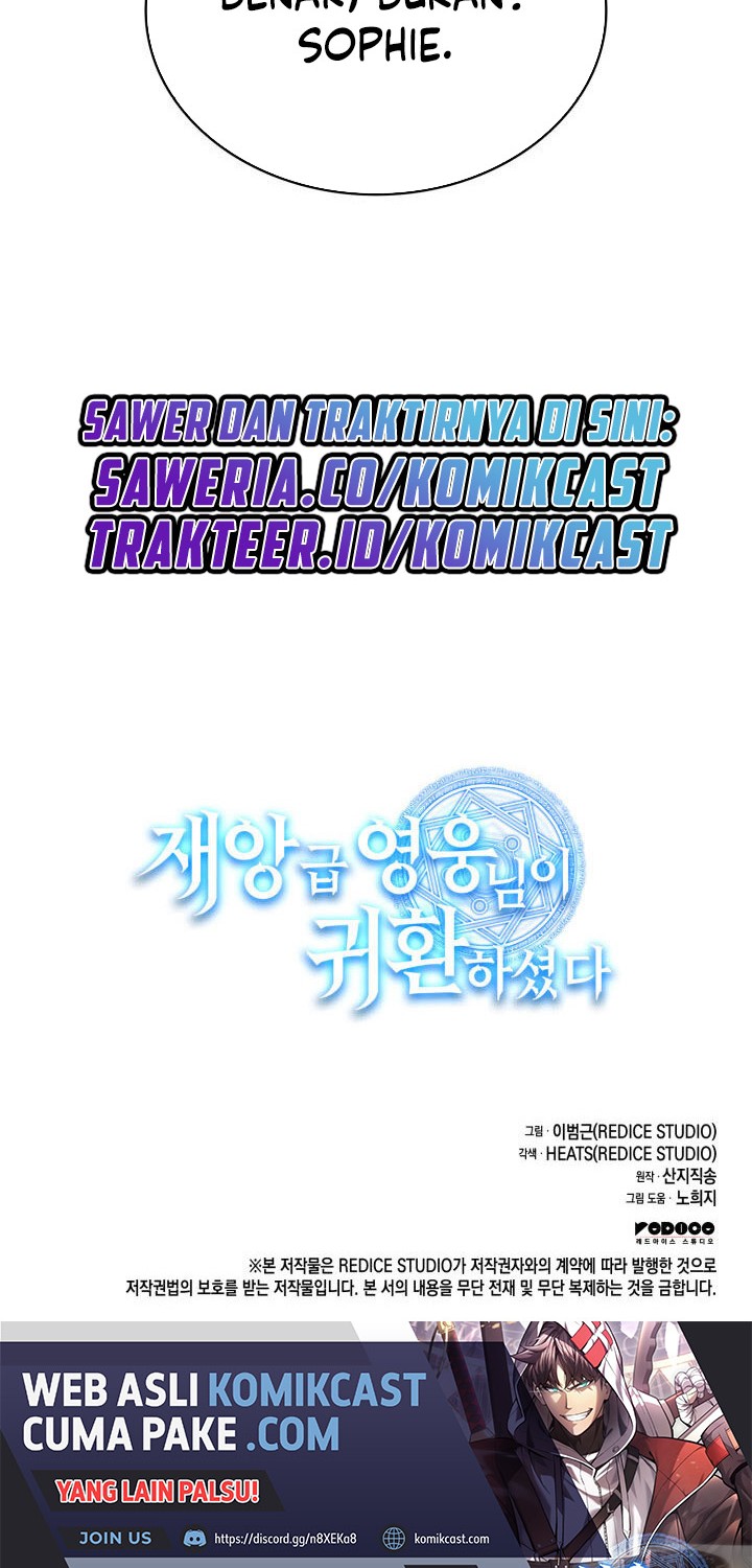A Disaster-Class Hero Has Returned Chapter 27 - halaman 67