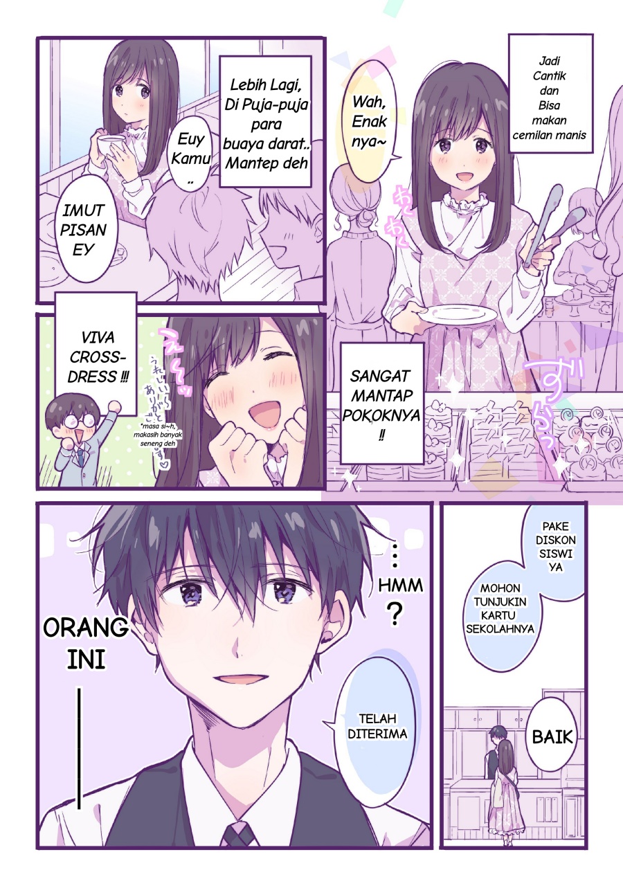 A First-Year High School Boy Whose Hobby Is Cross-Dressing Chapter 1 - halaman 3