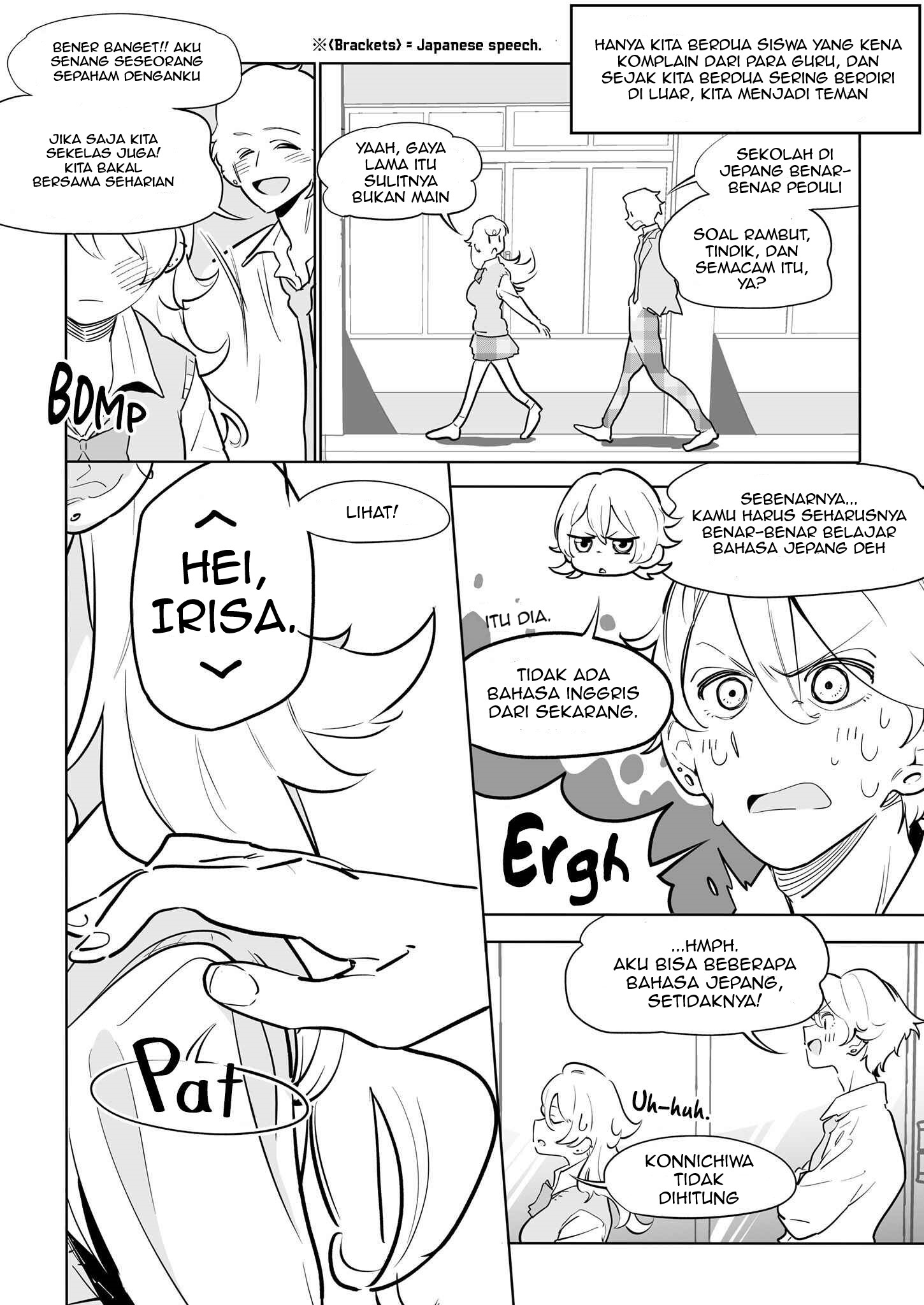 A Foreigner, Bilingual Girl, and a Kindling Relationship Chapter 0 - halaman 2