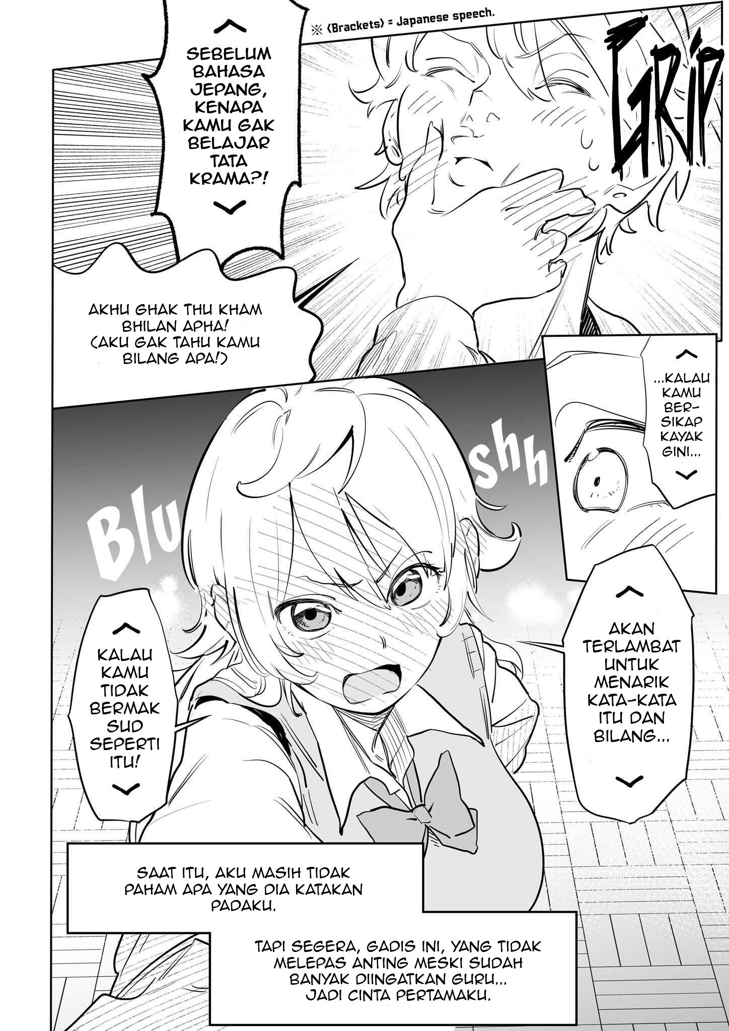 A Foreigner, Bilingual Girl, and a Kindling Relationship Chapter 0 - halaman 4