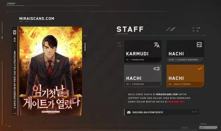 A Gate Opened On My First Day As A Politician Chapter 18 - halaman 1