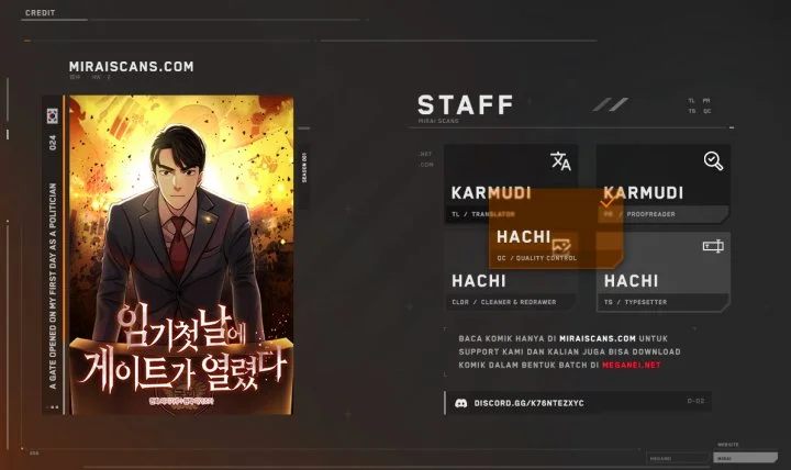 A Gate Opened On My First Day As A Politician Chapter 24 - halaman 1