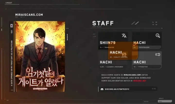A Gate Opened On My First Day As A Politician Chapter 31 - halaman 1