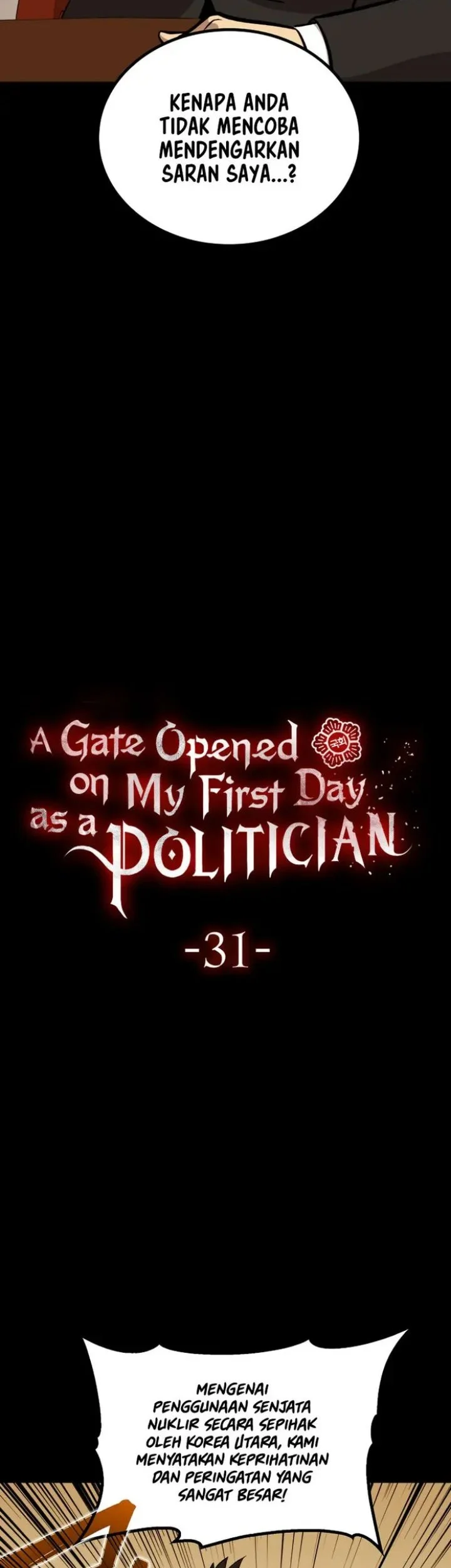 A Gate Opened On My First Day As A Politician Chapter 31 - halaman 28