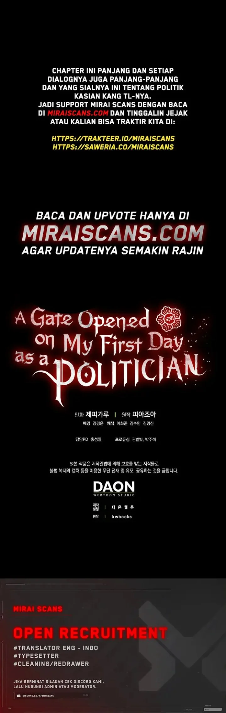 A Gate Opened On My First Day As A Politician Chapter 31 - halaman 77