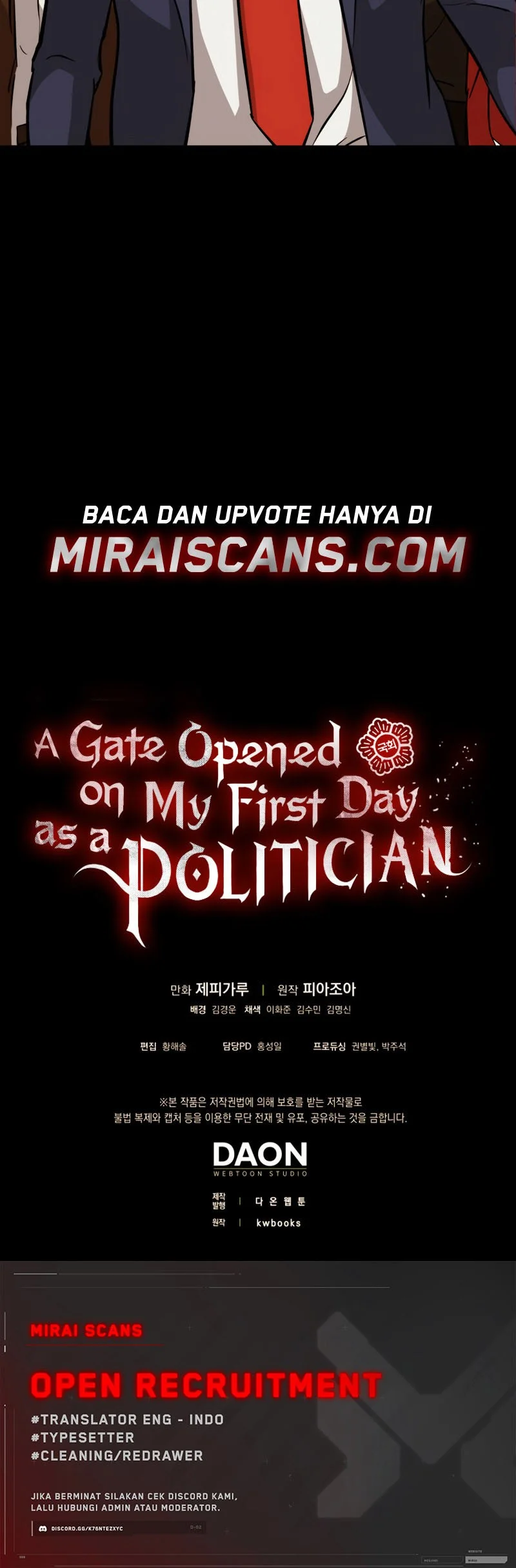 A Gate Opened On My First Day As A Politician Chapter 33 - halaman 64
