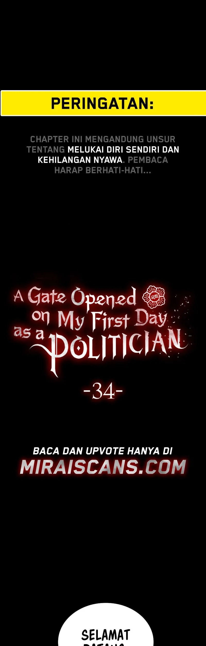 A Gate Opened On My First Day As A Politician Chapter 34 - halaman 2