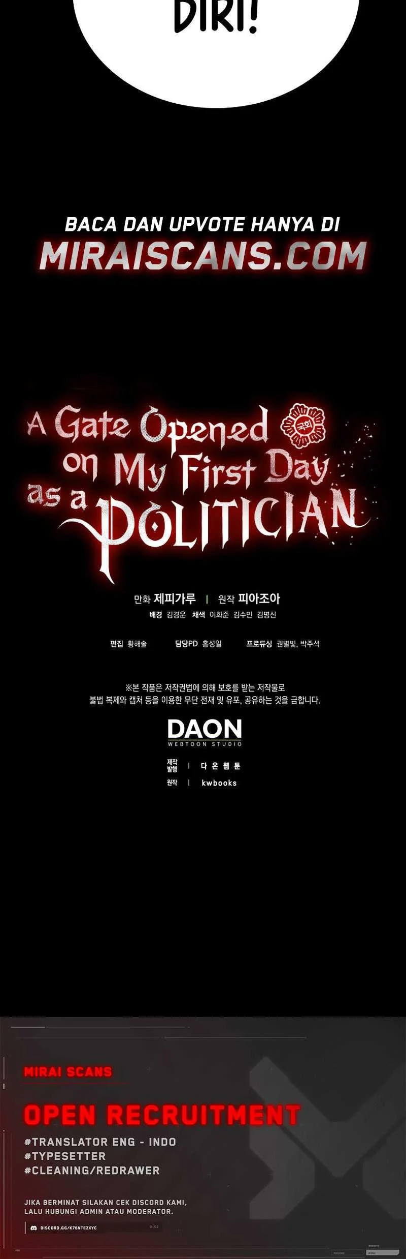A Gate Opened On My First Day As A Politician Chapter 35 - halaman 71
