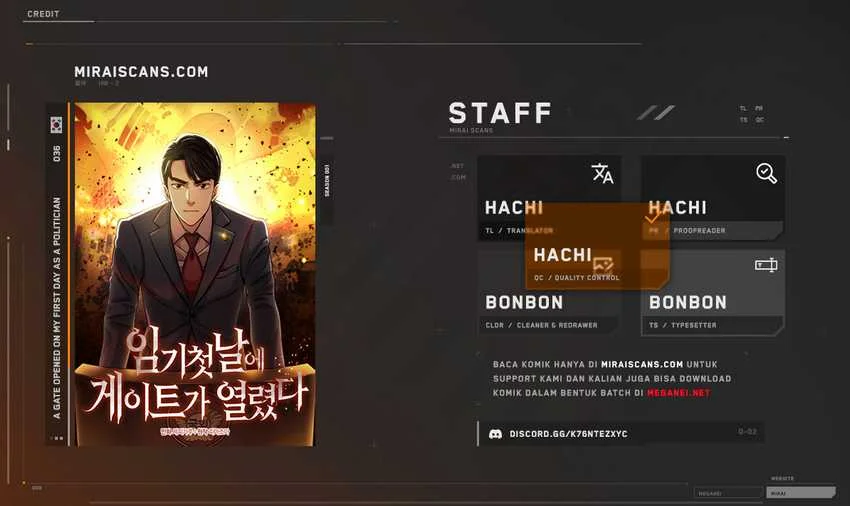 A Gate Opened On My First Day As A Politician Chapter 36 - halaman 1
