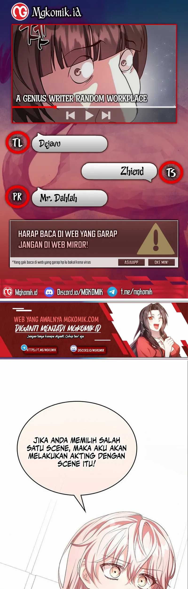 A Genius Writer’s Random Workplace (Genius Artist’s Random Studio) Chapter 11 - halaman 1