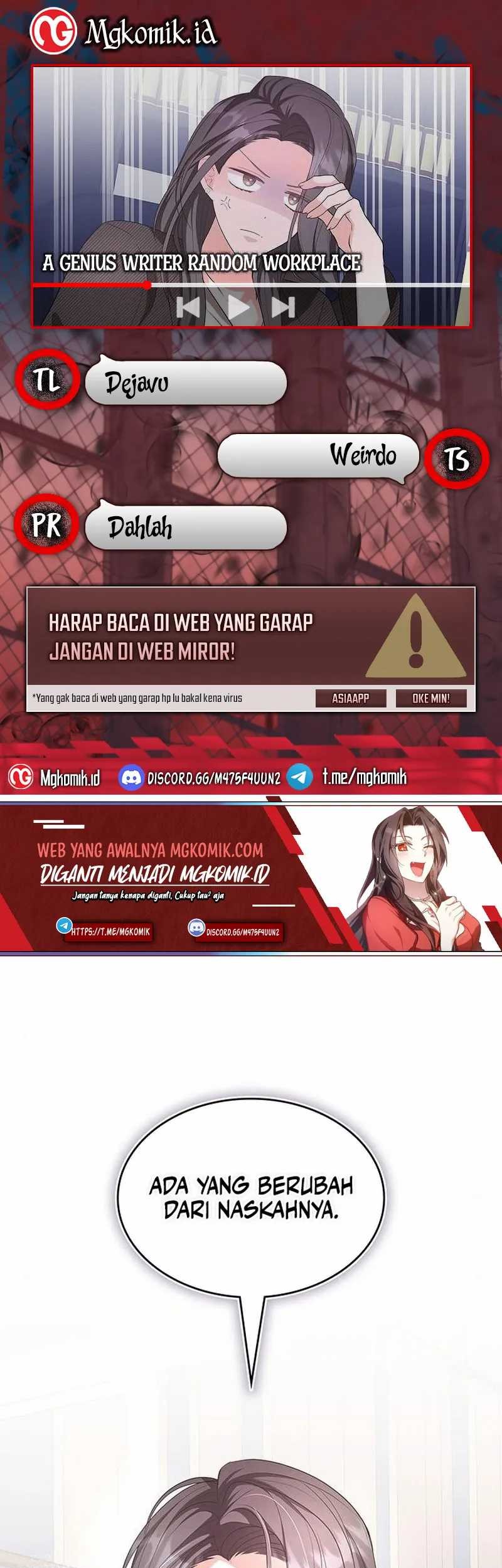 A Genius Writer’s Random Workplace (Genius Artist’s Random Studio) Chapter 12 - halaman 1